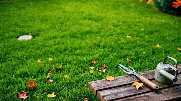 Les indispensables pour une pelouse saine cet automne