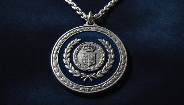 Médaille officielle en argent massif : un symbole d'honneur